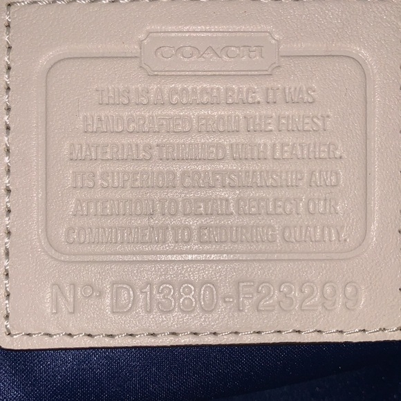 Brand New! Coach Park Hand Drawn Scarf Print Tote - Picture 5 of 6